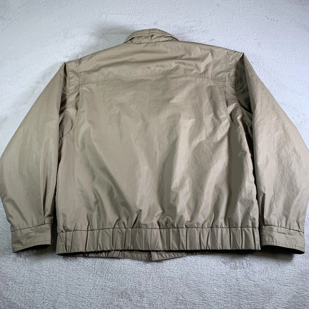 Members Only Club House Jacket Mens‎ 42 Beige Lightweight Windbreaker Bomber